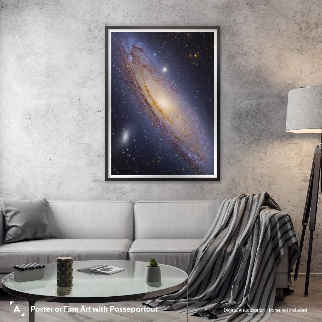 Jesion: The Majestic Andromeda Galaxy (M31) Poster