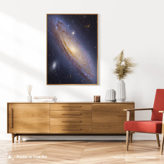 Jesion: The Majestic Andromeda Galaxy (M31) Poster