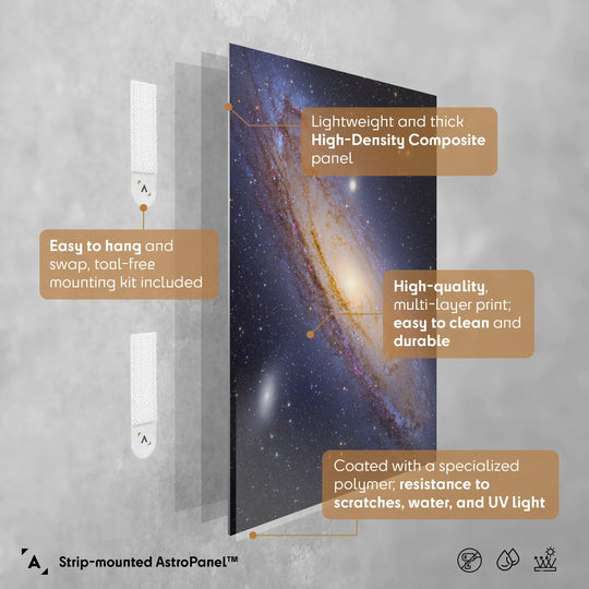 Jesion: The Majestic Andromeda Galaxy (M31) Poster