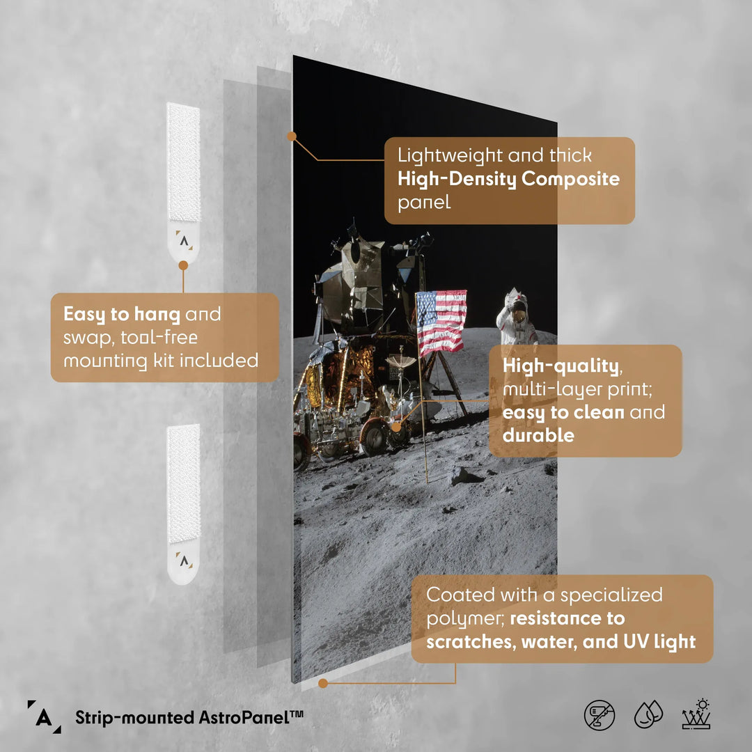 Apollo 16: The Moon Flag Poster