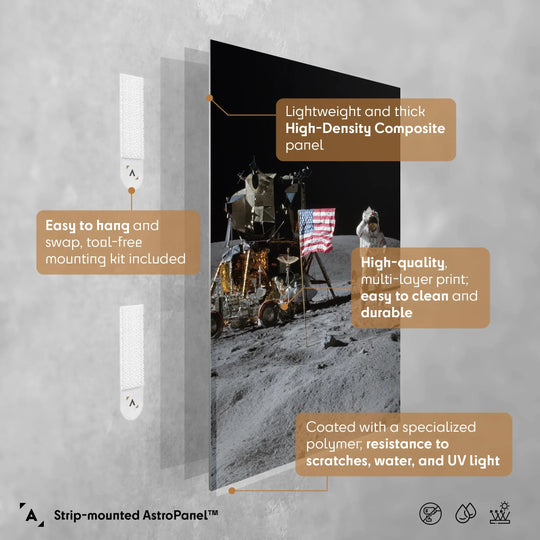 Apollo 16: The Moon Flag Poster