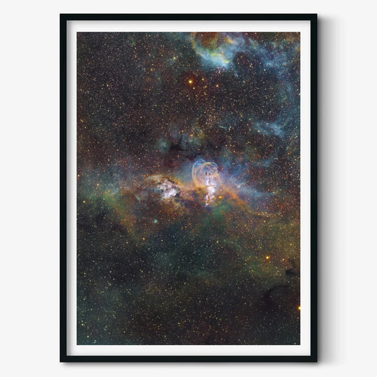 Jesion: The Statue of Liberty (NGC 3576) Poster