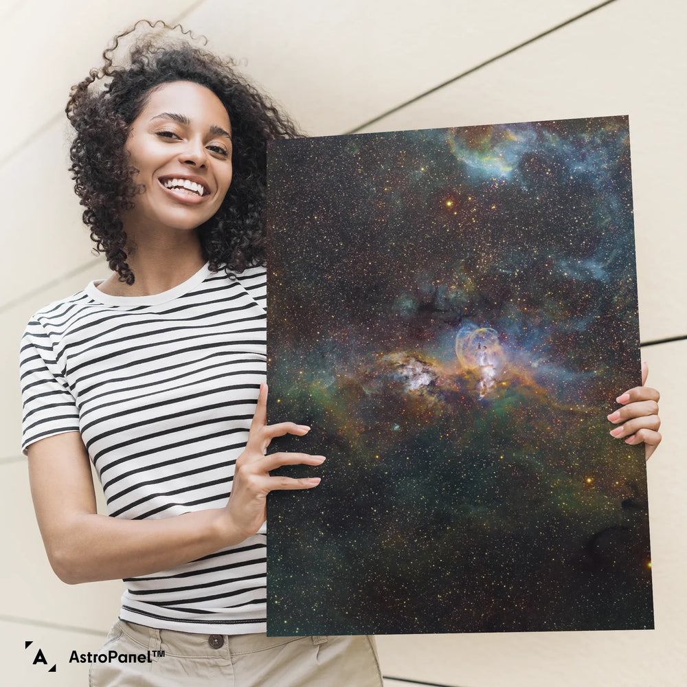Jesion: The Statue of Liberty (NGC 3576) Poster