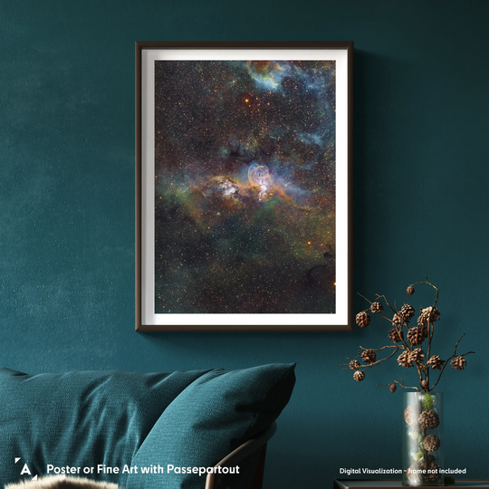 Jesion: The Statue of Liberty (NGC 3576) Poster