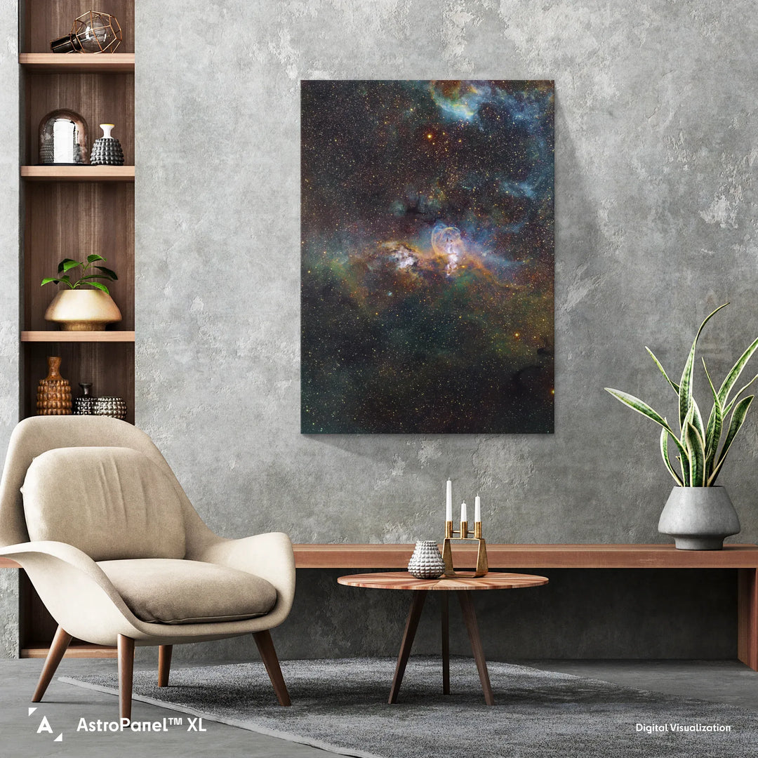 Jesion: The Statue of Liberty (NGC 3576) Poster