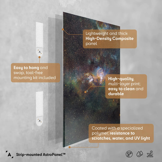 Jesion: The Statue of Liberty (NGC 3576) Poster