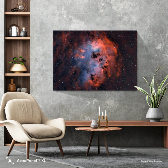 Bogdan Jarzyna: The Tadpoles Nebula IC410 Poster (Bicolor)