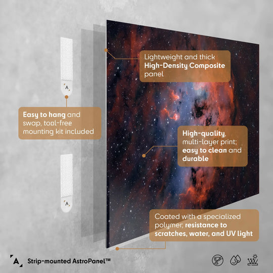 Bogdan Jarzyna: The Tadpoles Nebula IC410 Poster (Bicolor)