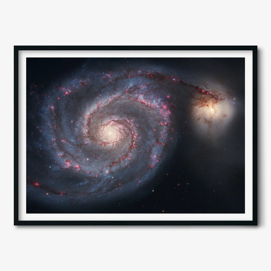 The Whirlpool Galaxy (M 51) Poster