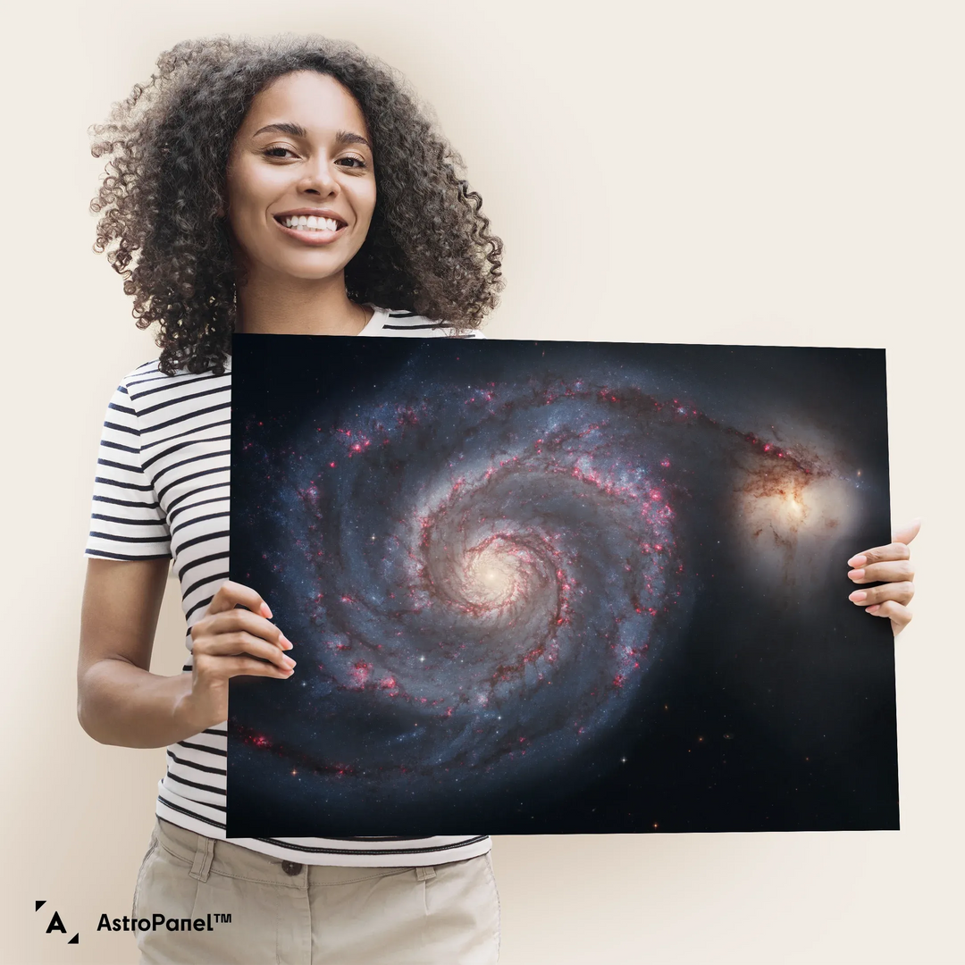 The Whirlpool Galaxy (M 51) Poster