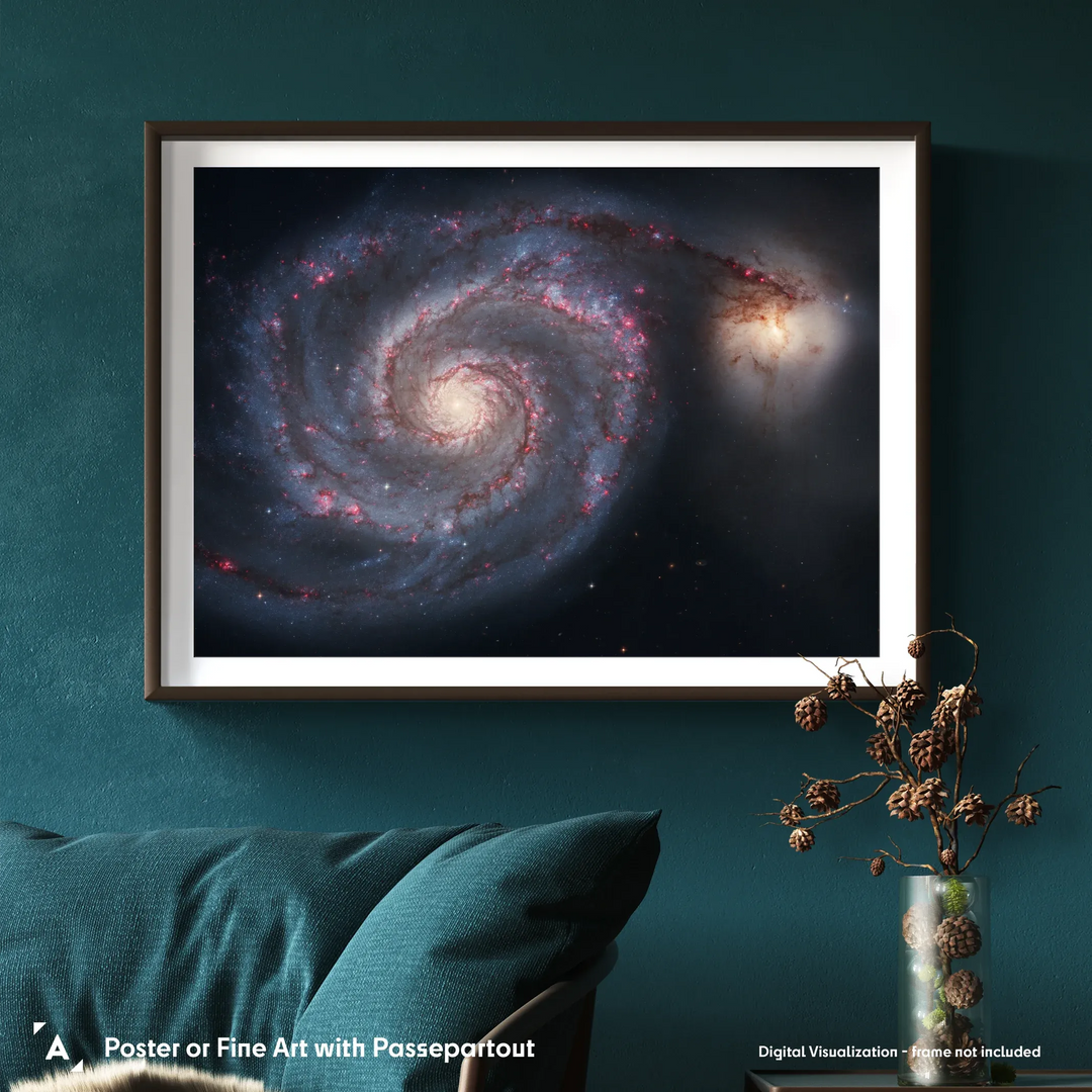 The Whirlpool Galaxy (M 51) Poster