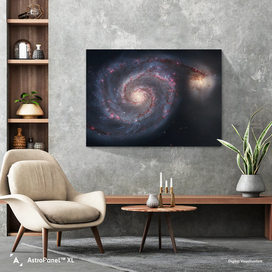The Whirlpool Galaxy (M 51) Poster
