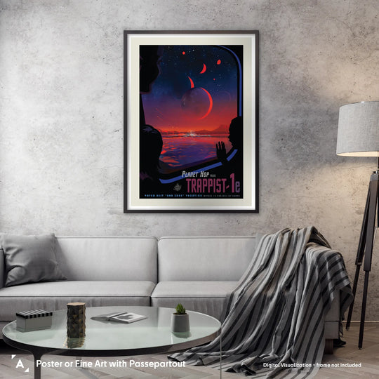 Trappist-1e: NASA Visions of the Future Poster