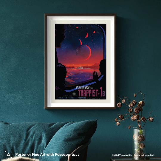 Trappist-1e: NASA Visions of the Future Poster