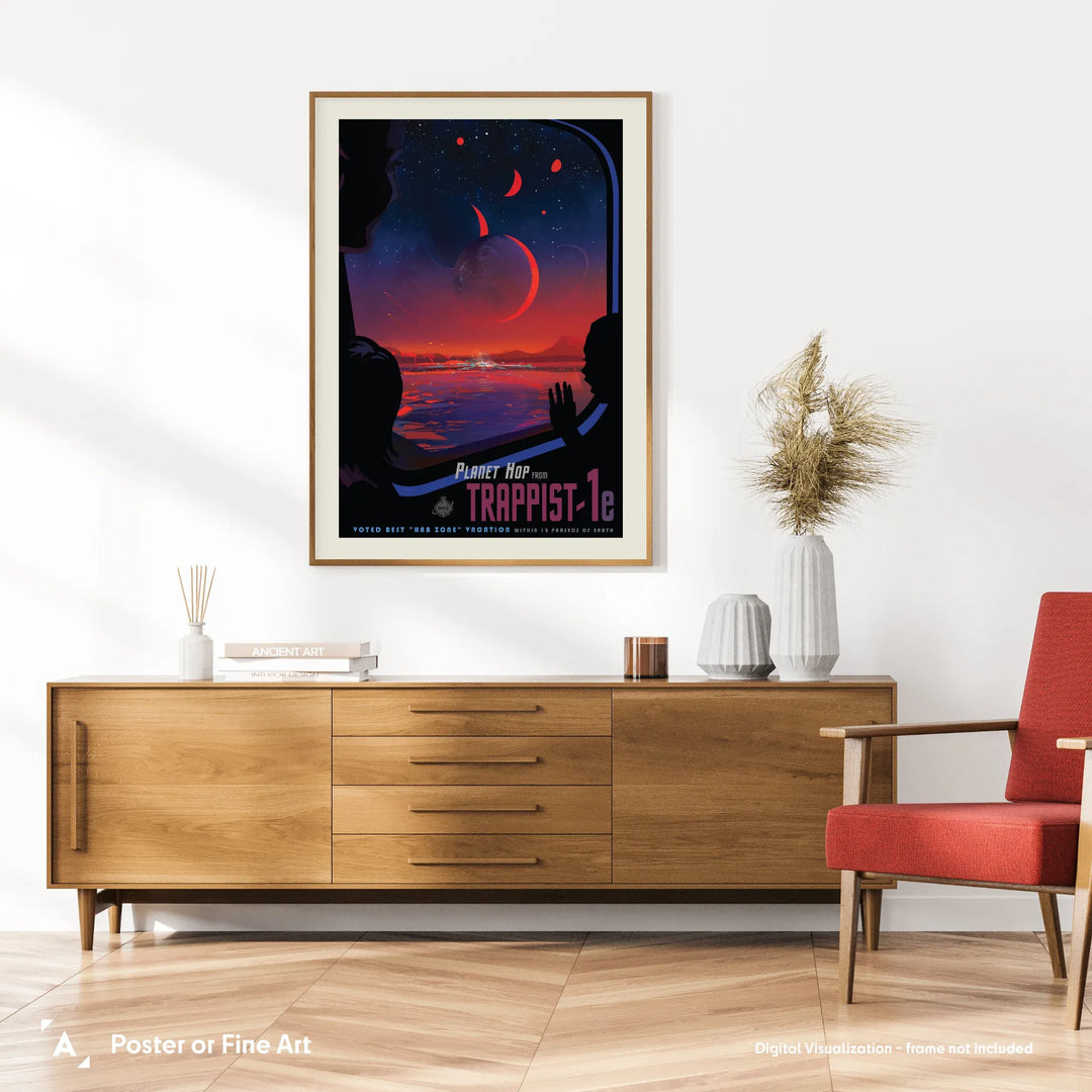 Trappist-1e: NASA Visions of the Future Poster