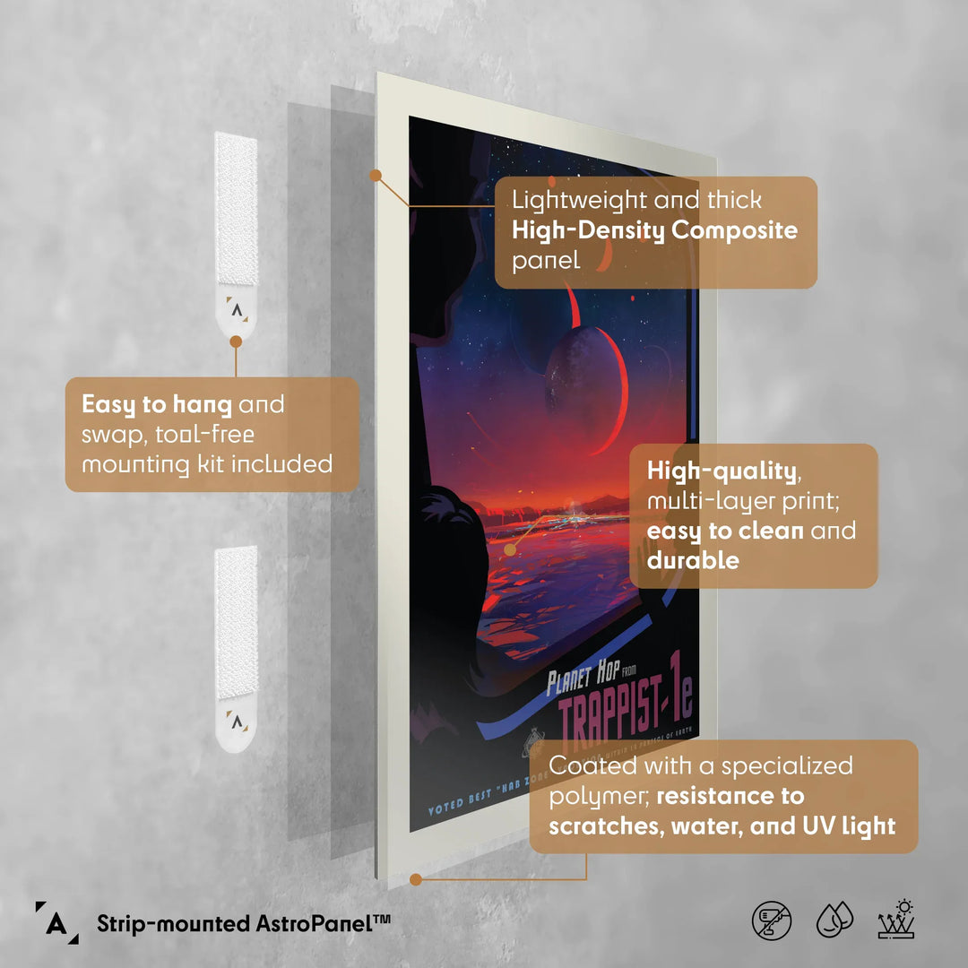 Trappist-1e: NASA Visions of the Future Poster