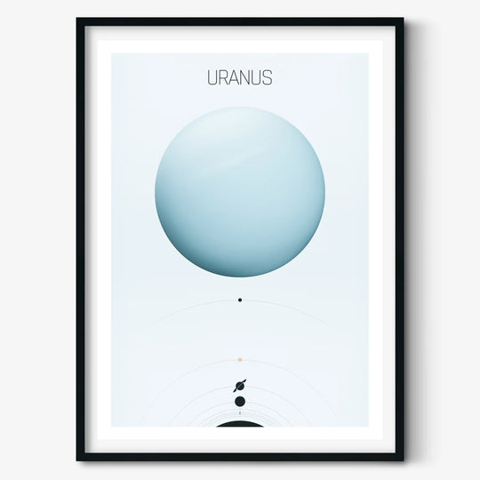 Solar System Light: Uranus Poster