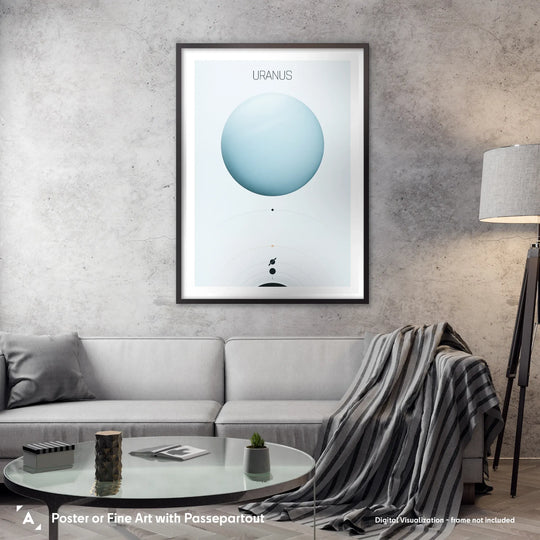 Solar System Light: Uranus Poster