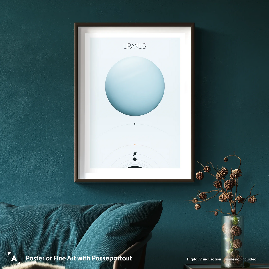 Solar System Light: Uranus Poster