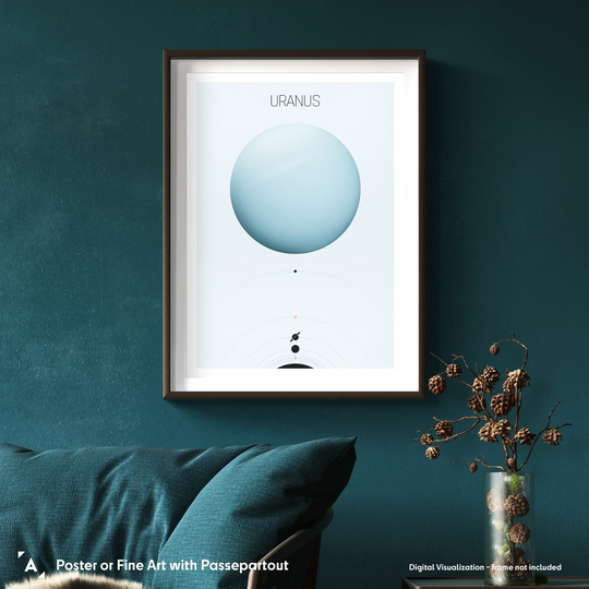 Solar System Light: Uranus Poster