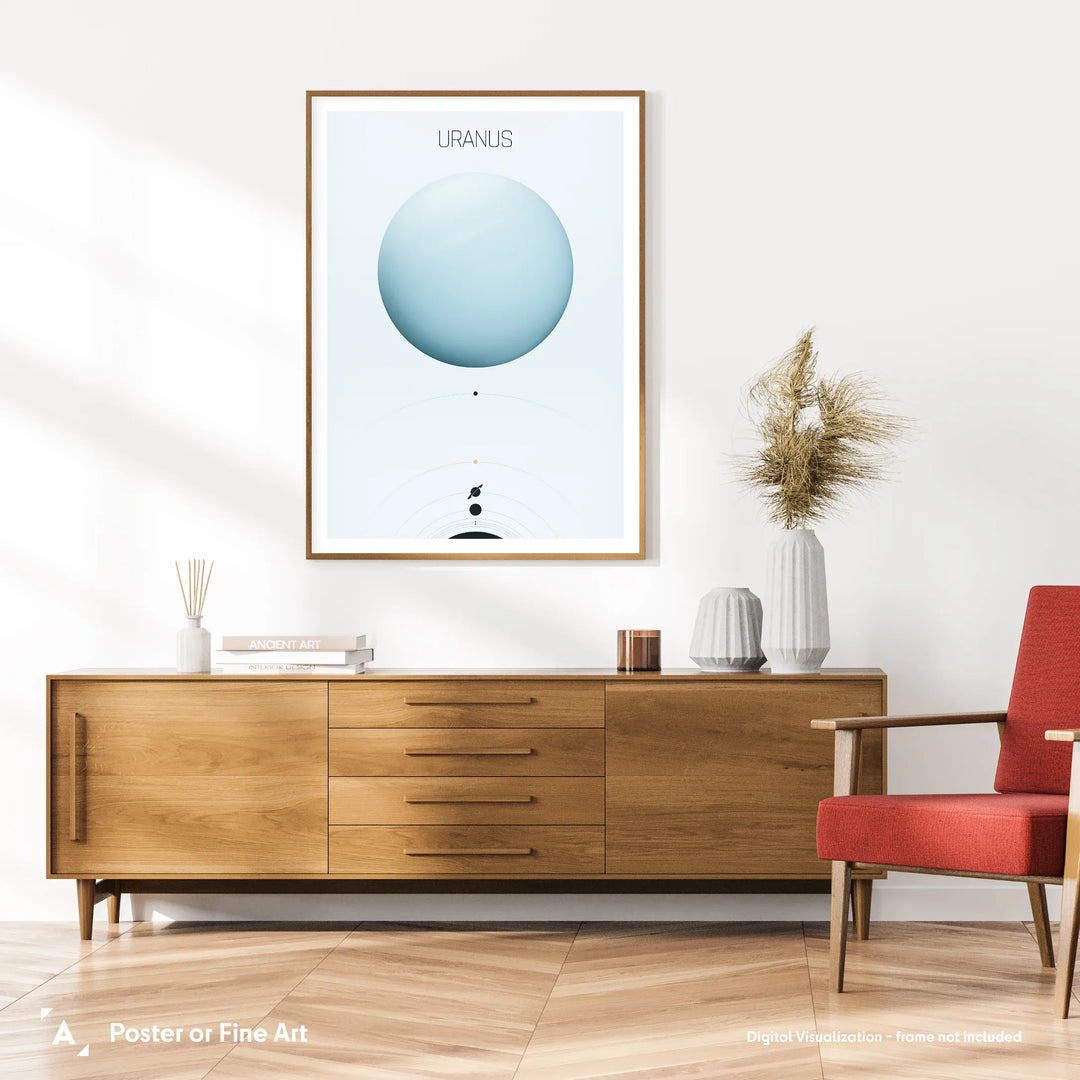 Solar System Light: Uranus Poster
