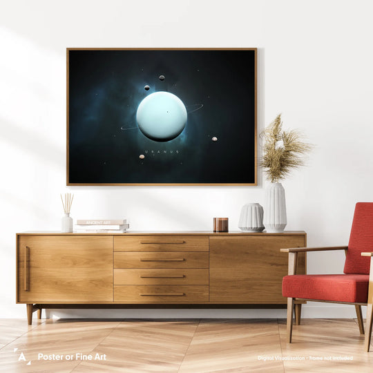 A Portrait of the Solar System: Uranus Poster