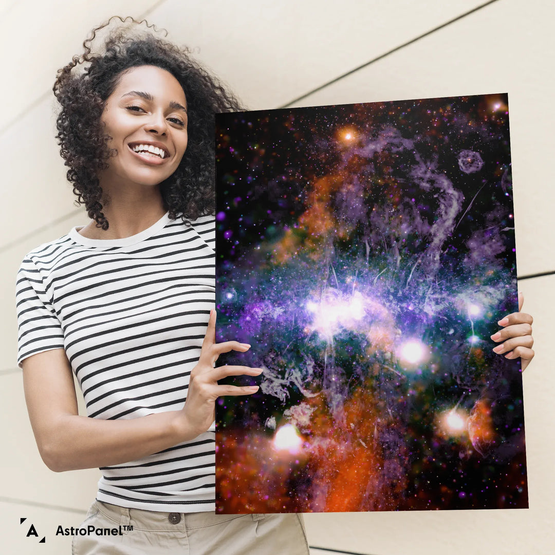 Violent Downtown of the Milky Way Poster