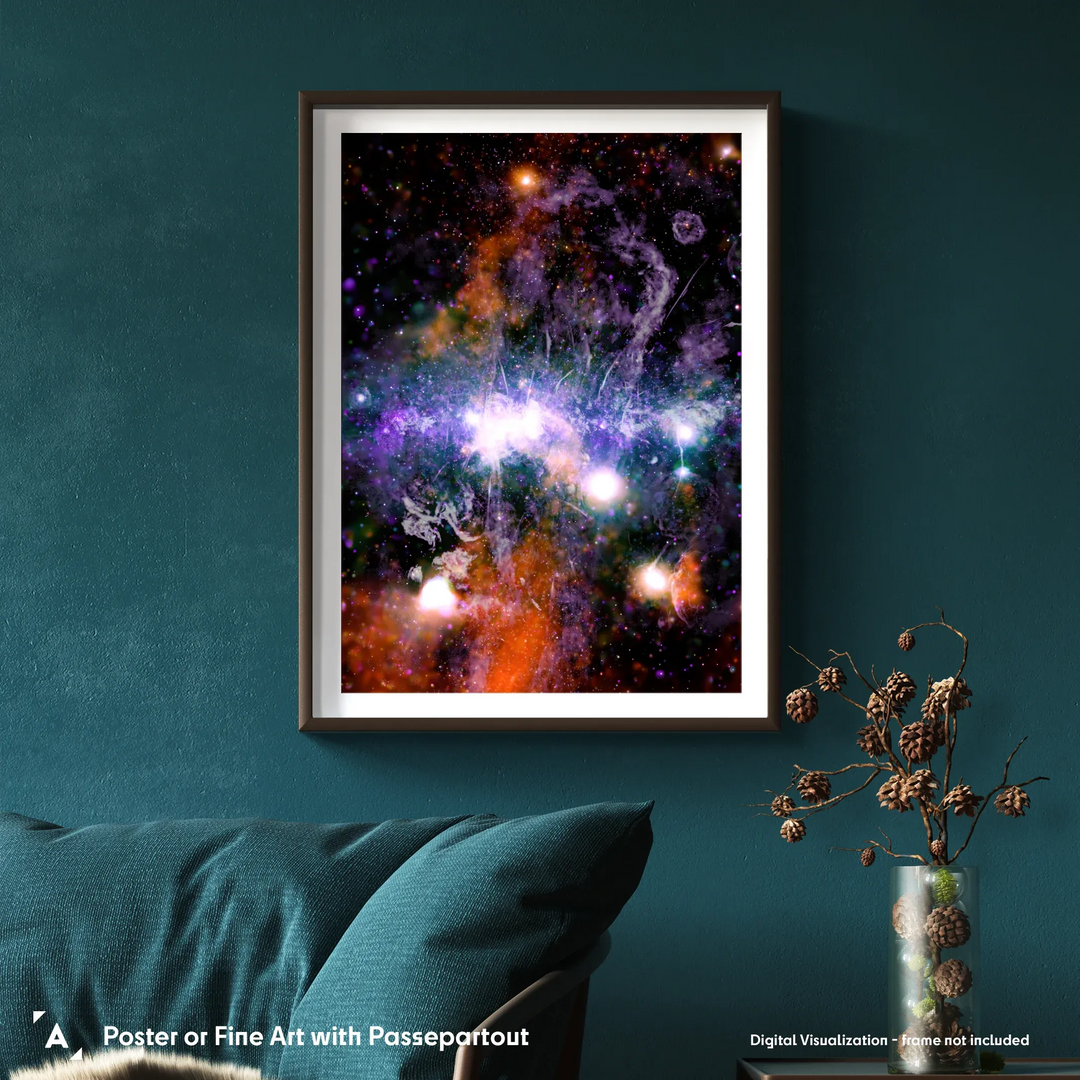 Violent Downtown of the Milky Way Poster