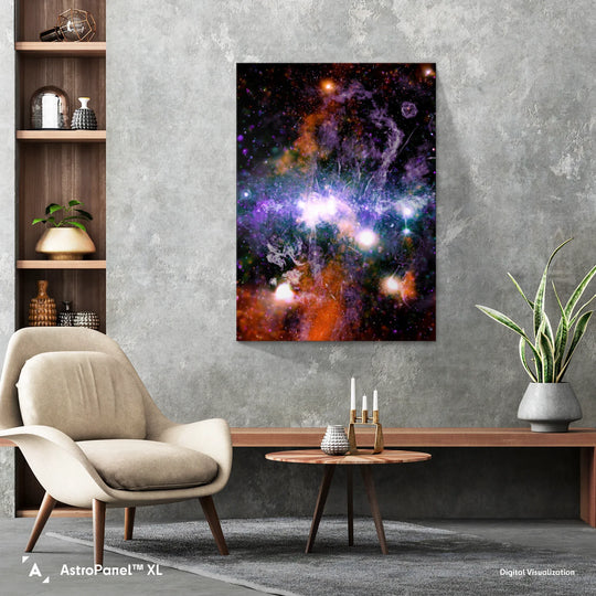 Violent Downtown of the Milky Way Poster