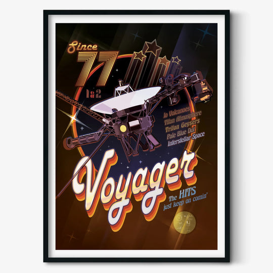 Voyager Spacecrafts Poster
