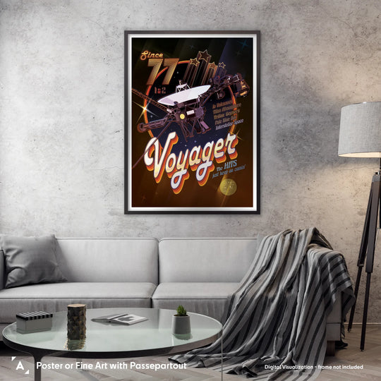 Voyager Spacecrafts Poster
