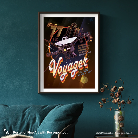 Voyager Spacecrafts Poster