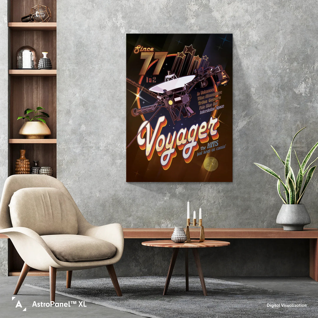 Voyager Spacecrafts Poster