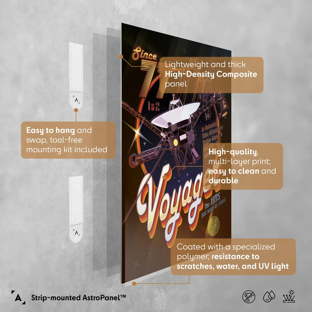 Voyager Spacecrafts Poster