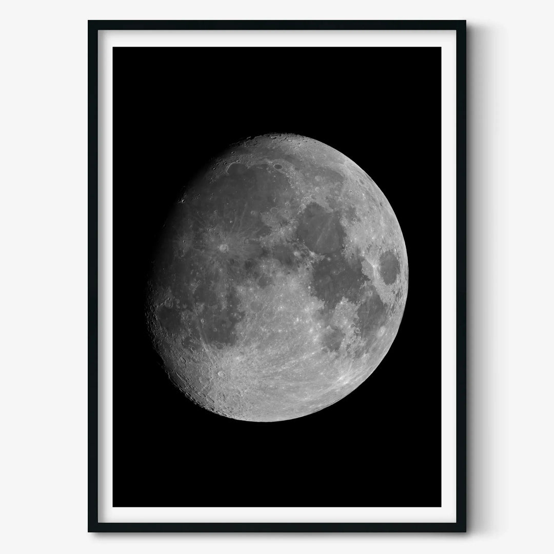 Bartosz Wojczynski: Waxing Gibbous Moon Poster