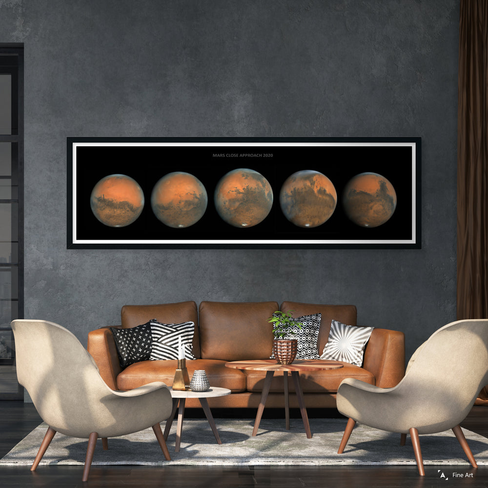 Damian Peach: Mars Close Approach 2020 Poster
