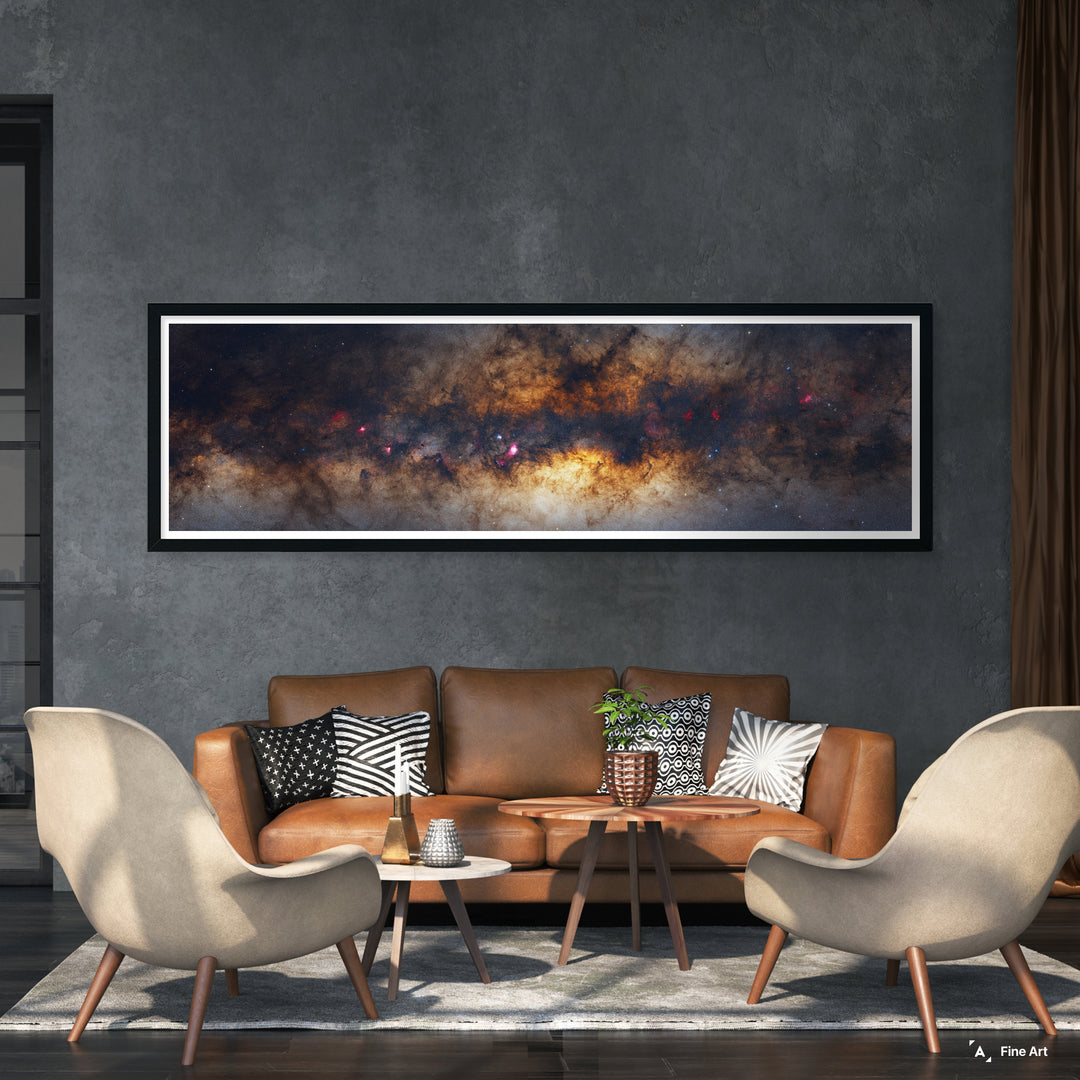 Galactic Center of Milky Way Poster (Gigapixel Panorama Series)