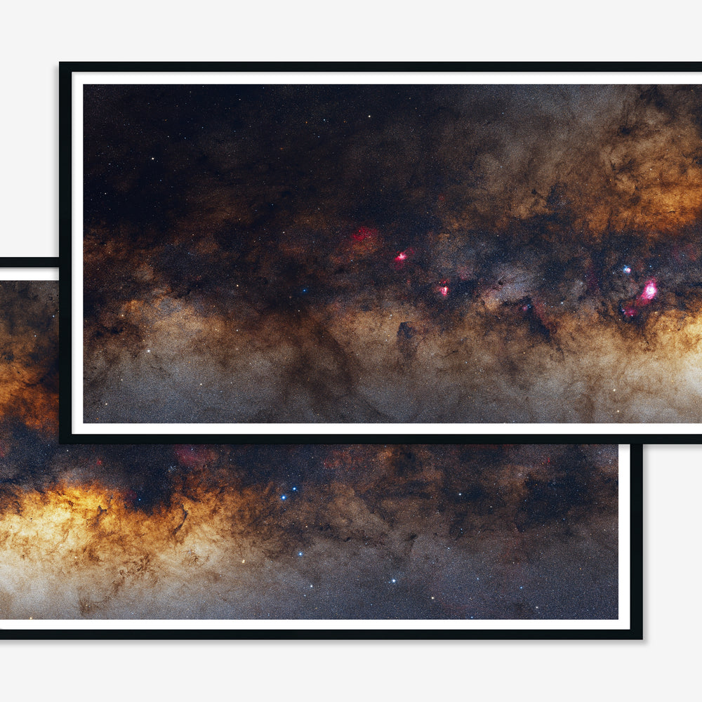 Galactic Center of Milky Way Poster (Gigapixel Panorama Series)