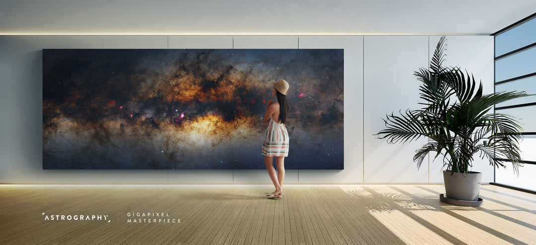 Galactic Center of Milky Way - Gigapixel Panorama Poster