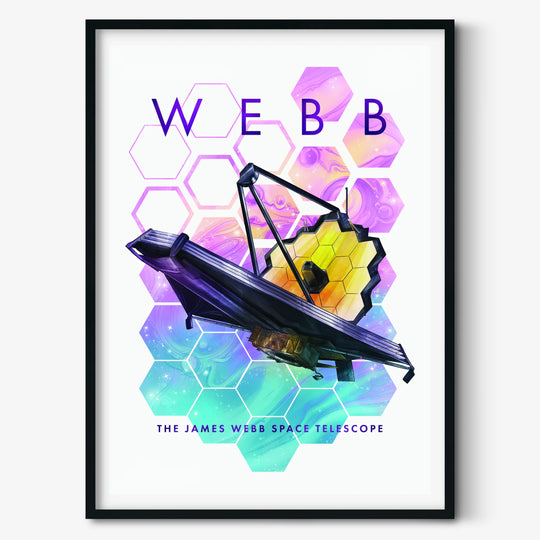 JWST Anniversary Poster (White Version)