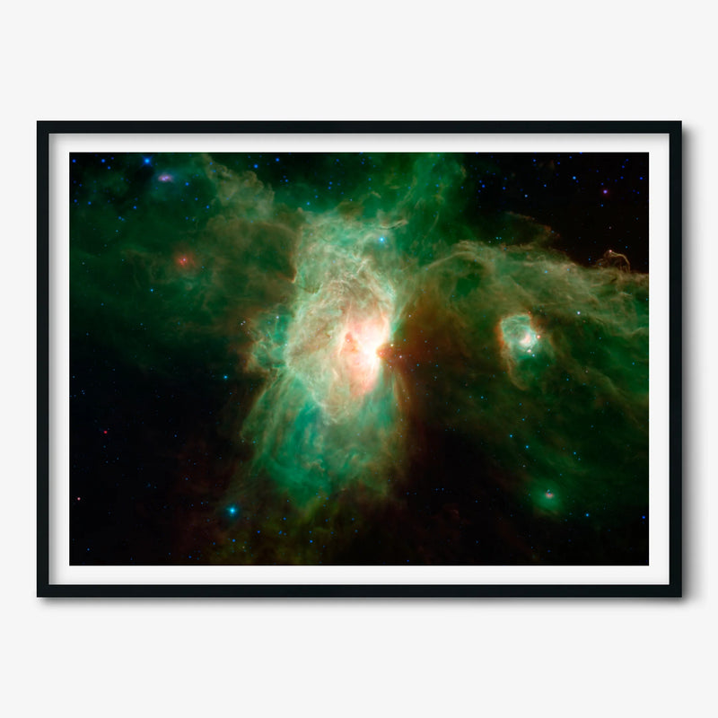 The Flame Nebula by Spitzer Space Telescope