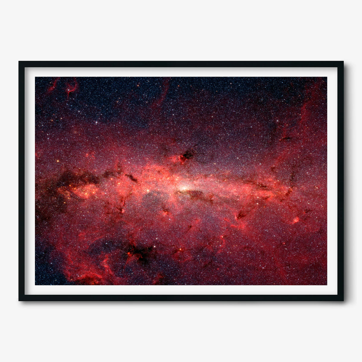 Milky Way Center: Spitzer View