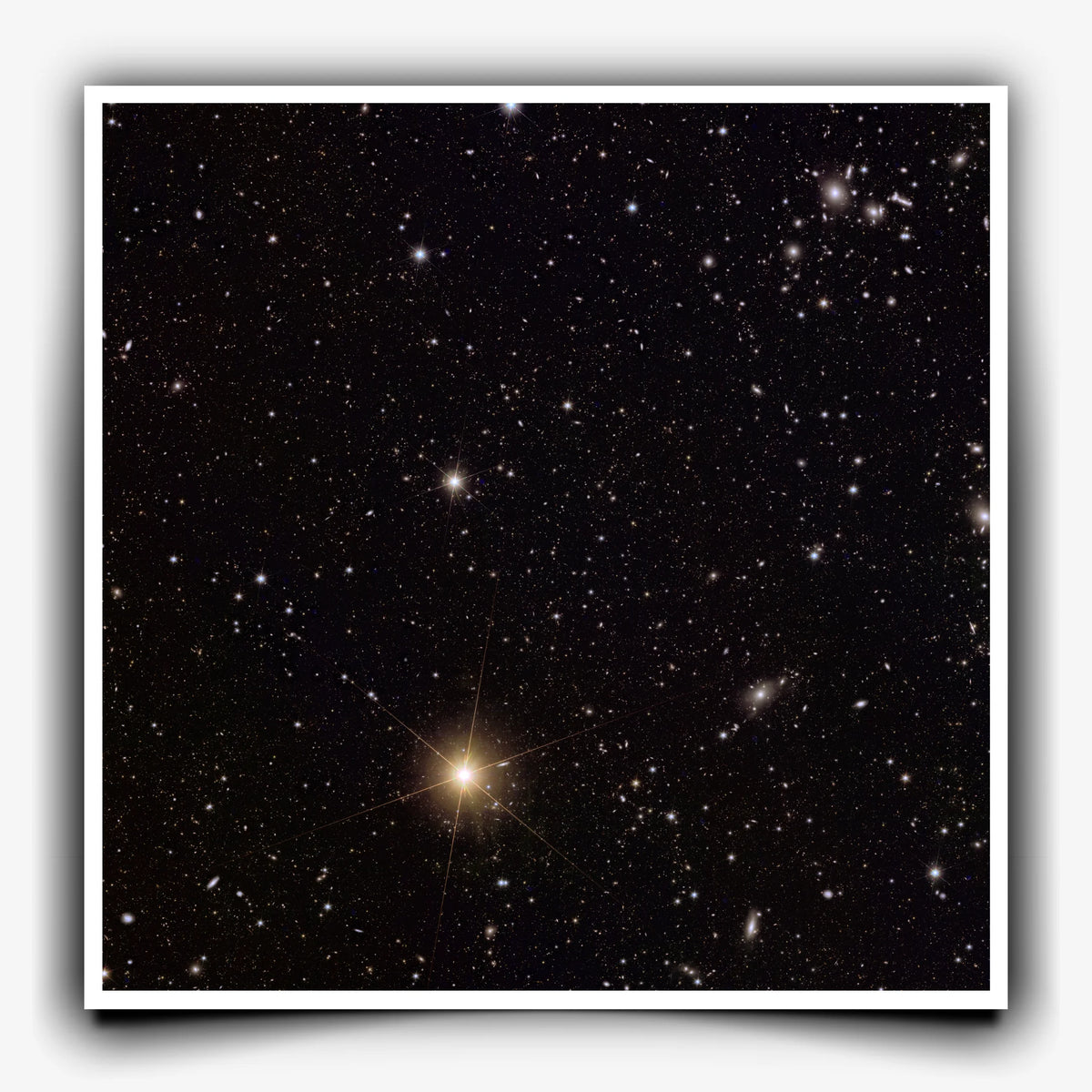 Euclid Telescope Poster: Galaxy Cluster Abell 2764