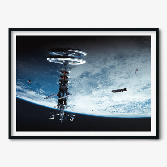 Maciej Rebisz: Orbital Station Poster