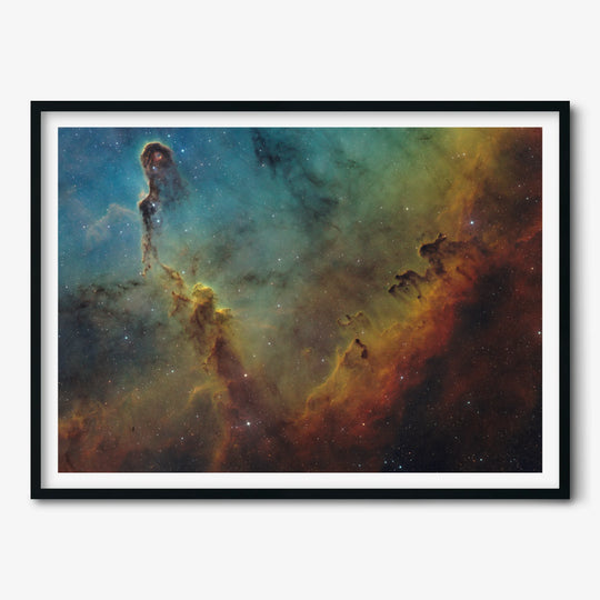 Paweł Radomski: Sulfur, Oxygen and Hydrogen Seas (IC 1396 in Hubble Palette)