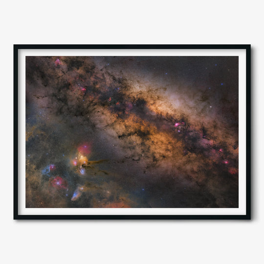 Stefan Lenz: Colorful Center of the Milky Way Poster