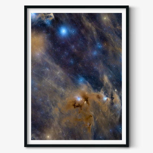 Chris Willocks: The Chamaeleon I Molecular Cloud Poster