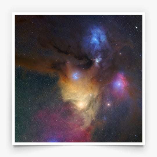 Marcin Hałaczkiewicz: Rho Ophiuchi Mosaic Poster