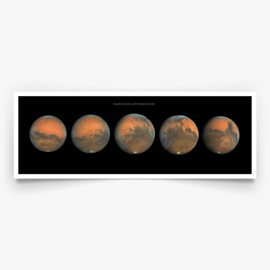 Damian Peach: Mars Close Approach 2020 Poster