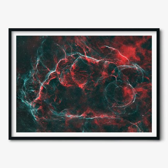 Chris Willocks: The Vela Supernova Remnant Poster